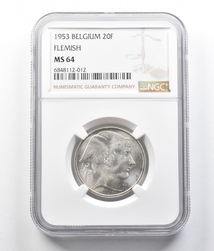 1953 belgio franchi - belgio,