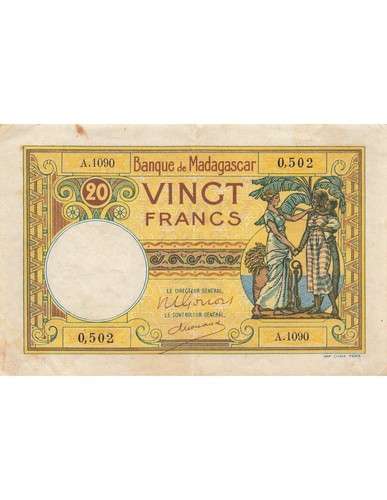 Madagascar francs nd - francs,