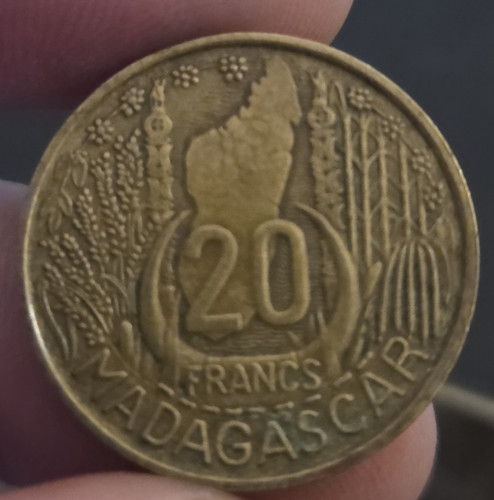 Madagascar francs 1953 etat - francs,