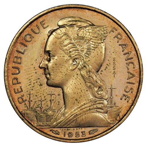 Madagascar francs 1953 - madagascar,