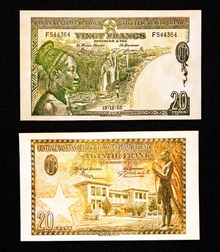 1953 francs vert - -, congo