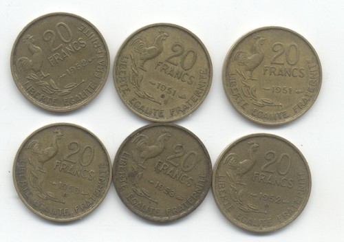 Francs guiraud 1951 - 20,