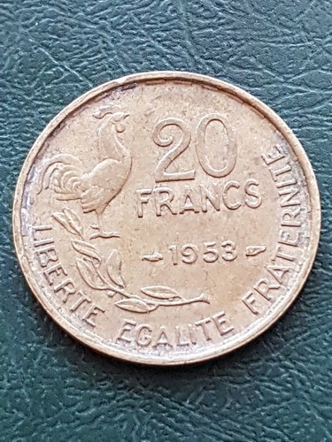 Francia francs 1953 bb - francia,