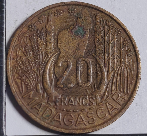 Francs 1953 madagascar - francs,