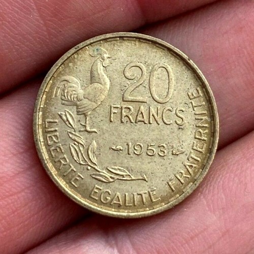 France francs 1953 g - france, 20
