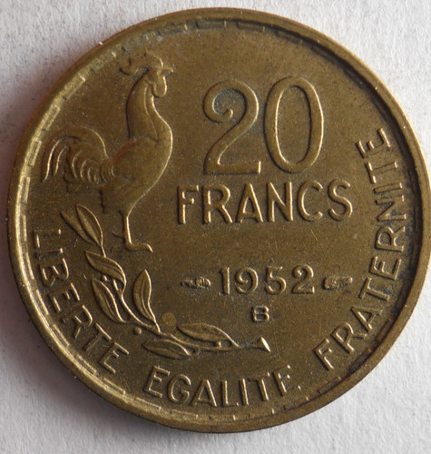 1952 francia franchi - b,