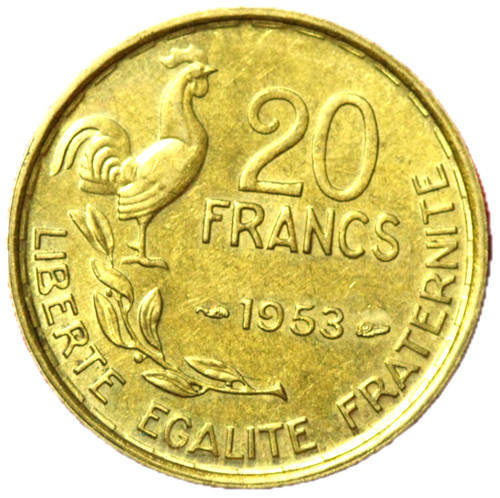 13648 20 francs 1953 - #13648,