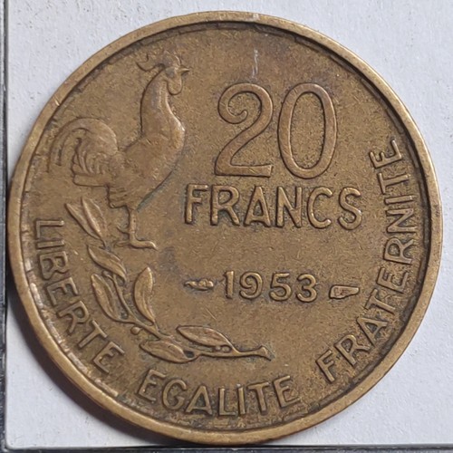 Francs 1953 guiraud france - 20,