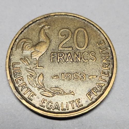 Francs 1953 guiraud - 20, g.
