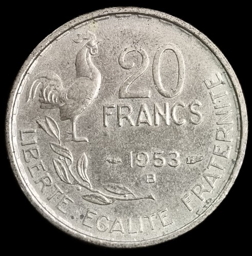 Francs 1953 b - francs,